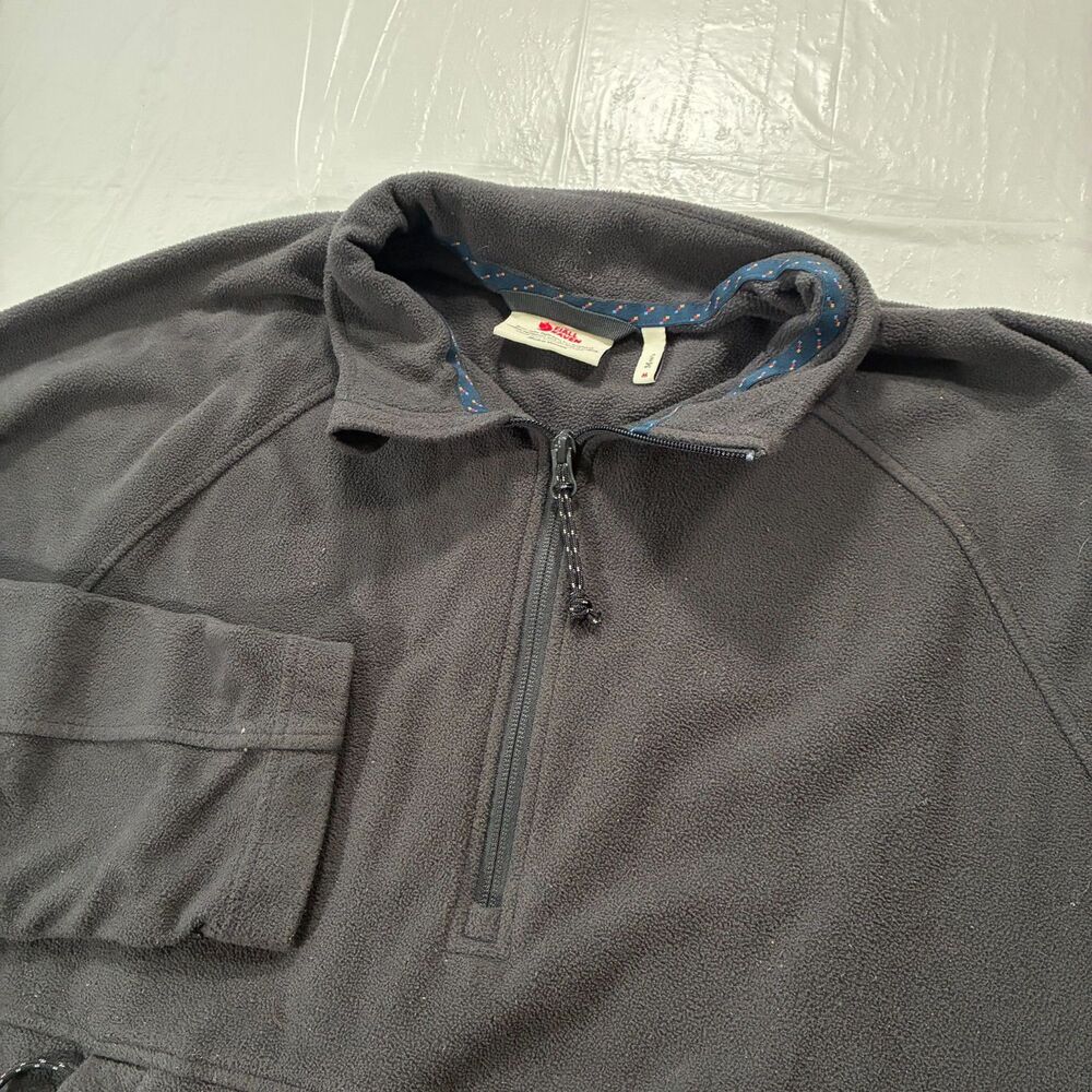 Fjallraven Vardag Lite Fleece Zip Pullover Men’s Size M Hiking Outdoor Gorpcore